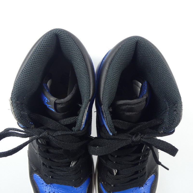 【中古】NIKE | ナイキ AIR JORDAN 1 RETRO スニーカー 555088-007 ブルー 26.5cm