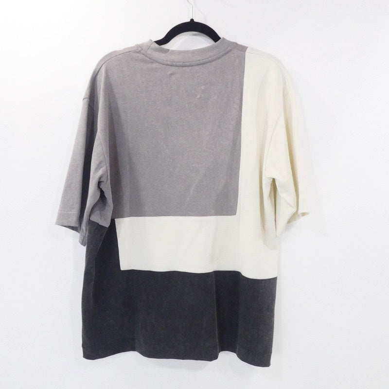 【中古】 オーバーサイズパッチワークTシャツ 半袖Tシャツ RSSPW2-T グレー サイズ:M