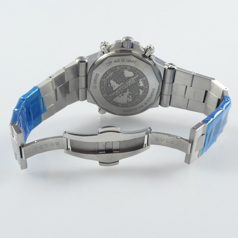 【中古】BVLGARI | ブルガリ Diagono Professional GMT 腕時計 DP42C14SSDGMT シルバー