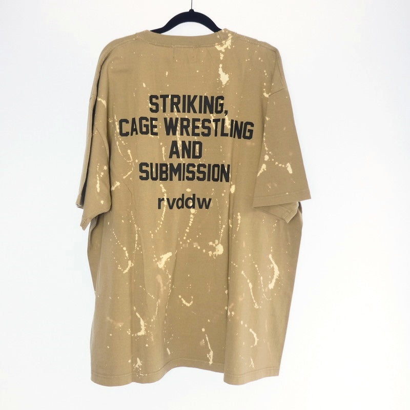 【中古】reversal | リバーサル BLEACH OVERSIZED TEE 半袖Tシャツ rv23ss006 ベージュ サイズ:XL
