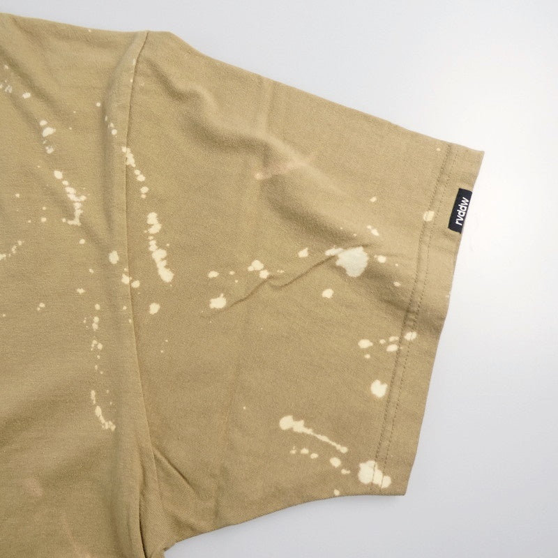【中古】reversal | リバーサル BLEACH OVERSIZED TEE 半袖Tシャツ rv23ss006 ベージュ サイズ:XL