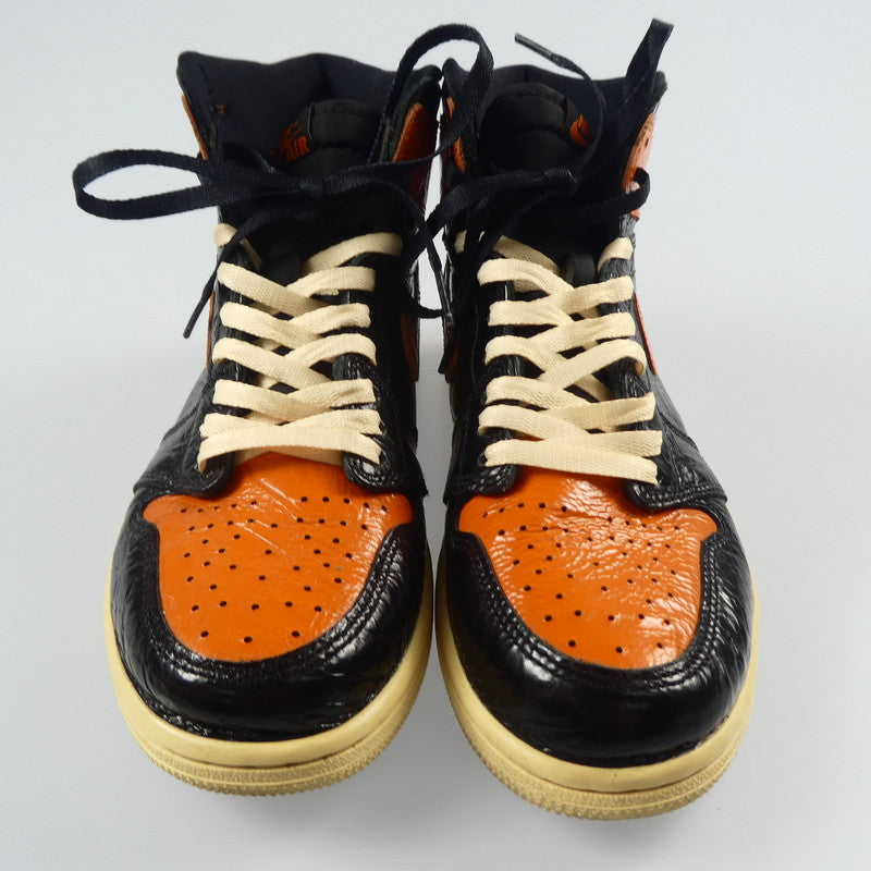 【中古】NIKE | ナイキ AIR JORDAN 1 RETRO HIGH OG "SHATTERED BACKBOARD 3.0" スニーカー 555088-028 オレンジ 26.5cm