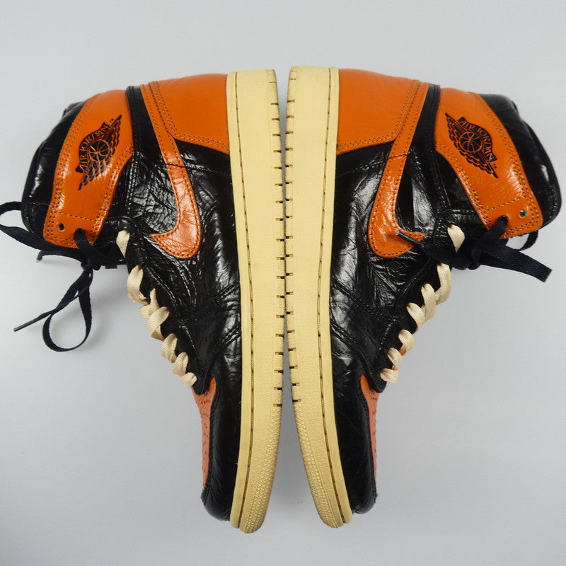 【中古】NIKE | ナイキ AIR JORDAN 1 RETRO HIGH OG "SHATTERED BACKBOARD 3.0" スニーカー 555088-028 オレンジ 26.5cm