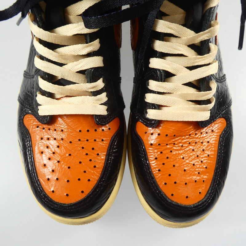 【中古】NIKE | ナイキ AIR JORDAN 1 RETRO HIGH OG "SHATTERED BACKBOARD 3.0" スニーカー 555088-028 オレンジ 26.5cm
