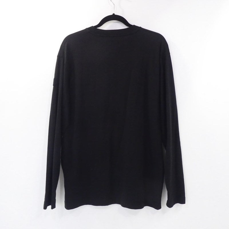 【中古】MONCLER | モンクレール 長袖Tシャツ 8D00012 2024S/S 国内正規品 ブラック サイズ:S