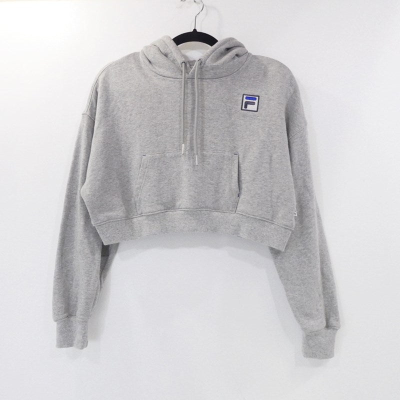 【中古】snidel | スナイデル パーカー SWCT241001 サイズ:F ×FILA グレー