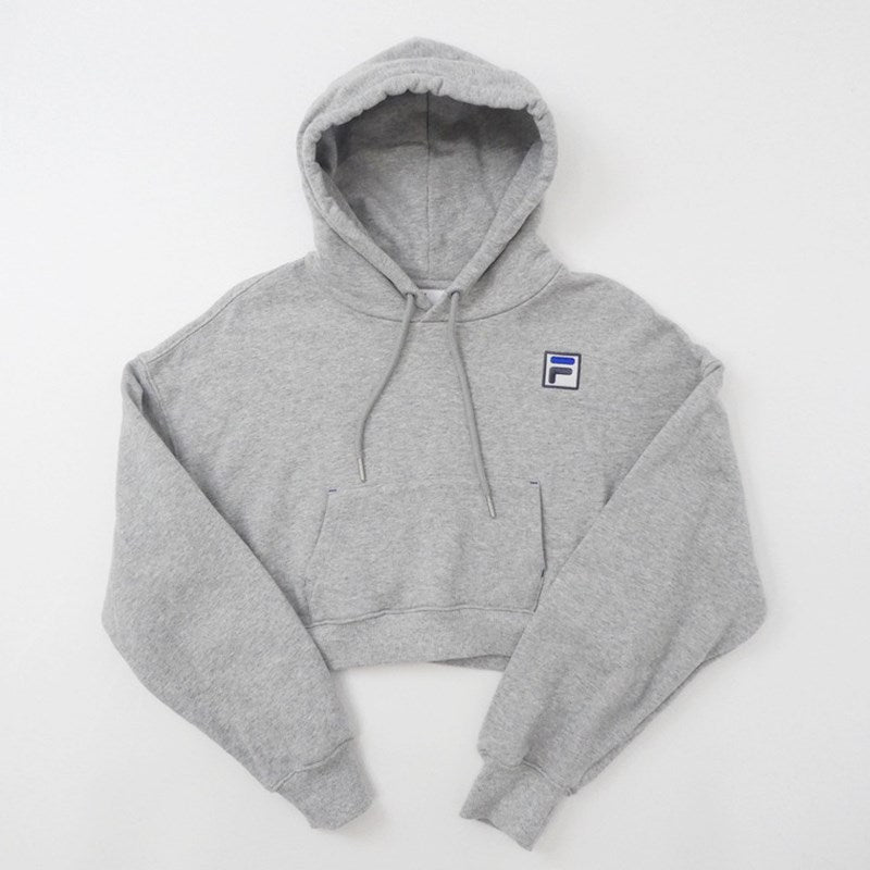【中古】snidel | スナイデル パーカー SWCT241001 サイズ:F ×FILA グレー