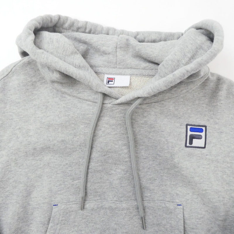 【中古】snidel | スナイデル パーカー SWCT241001 サイズ:F ×FILA グレー