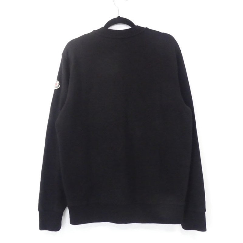 【中古】MONCLER | モンクレール FELPA GIROCOLLO スウェット 8G00046 2024S/S 国内正規品 ブラック サイズ:S