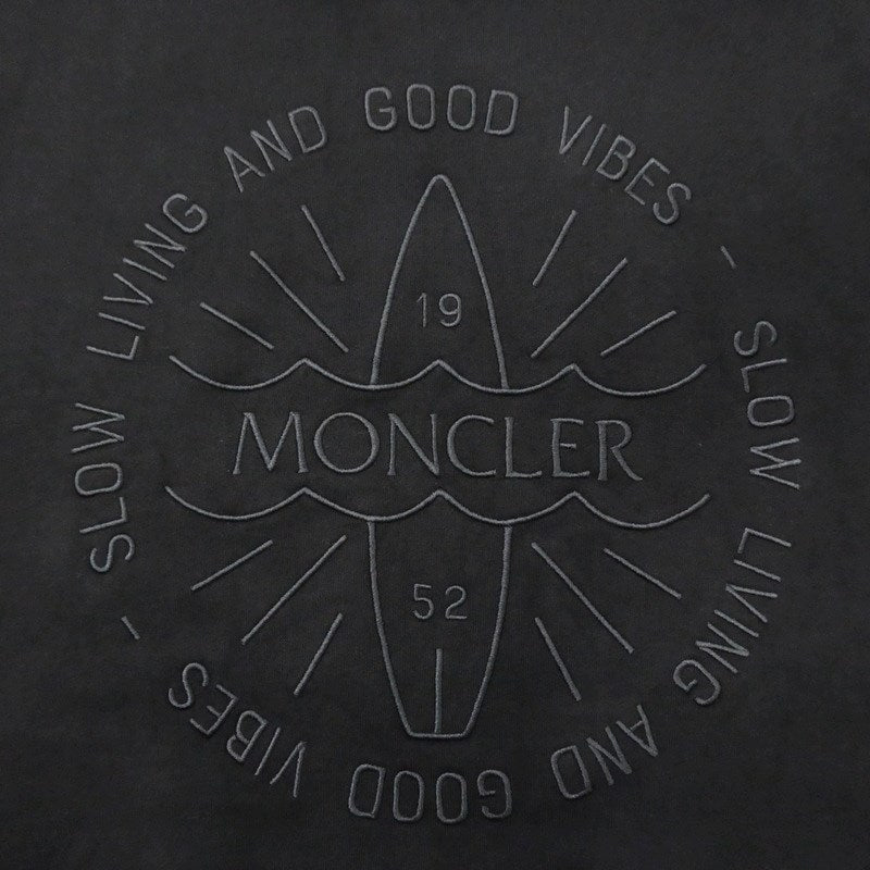 【中古】MONCLER | モンクレール FELPA GIROCOLLO スウェット 8G00046 2024S/S 国内正規品 ブラック サイズ:S