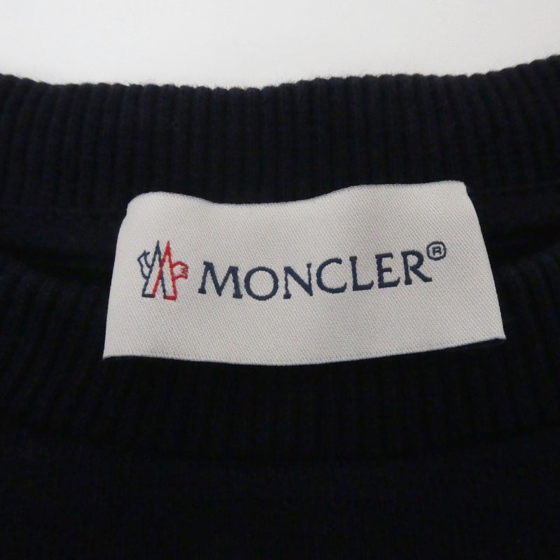 【中古】MONCLER | モンクレール スウェット 8G00035 年式:2022A/W ネイビー