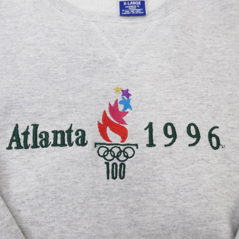 【中古】Champion | チャンピオン atlanta 1996 スウェット グレー サイズ:XL
