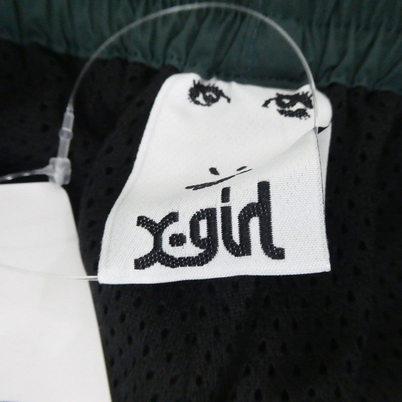【中古】X-girl | エックスガール CONTRAST PIPING PANTS パンツ 105233031007 グリーン サイズ:S