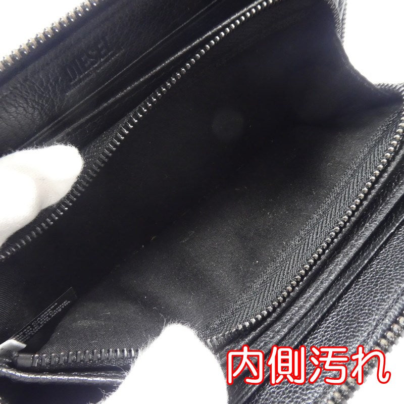 【中古】DIESEL | ディーゼル ZIP THEBEIS 長財布 X06626 ブラック