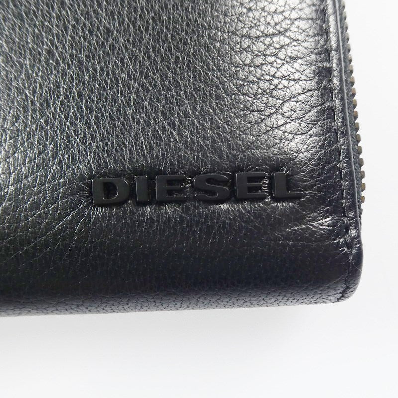 【中古】DIESEL | ディーゼル ZIP THEBEIS 長財布 X06626 ブラック