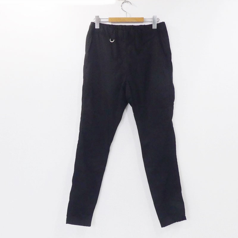 【中古】uniform experiment | ユニフォームエクスペリメント STRETCH GABARDINE SLIM FIT SLACKS その他ボトムス UE-170038 2017S/S ブラック サイズ:1