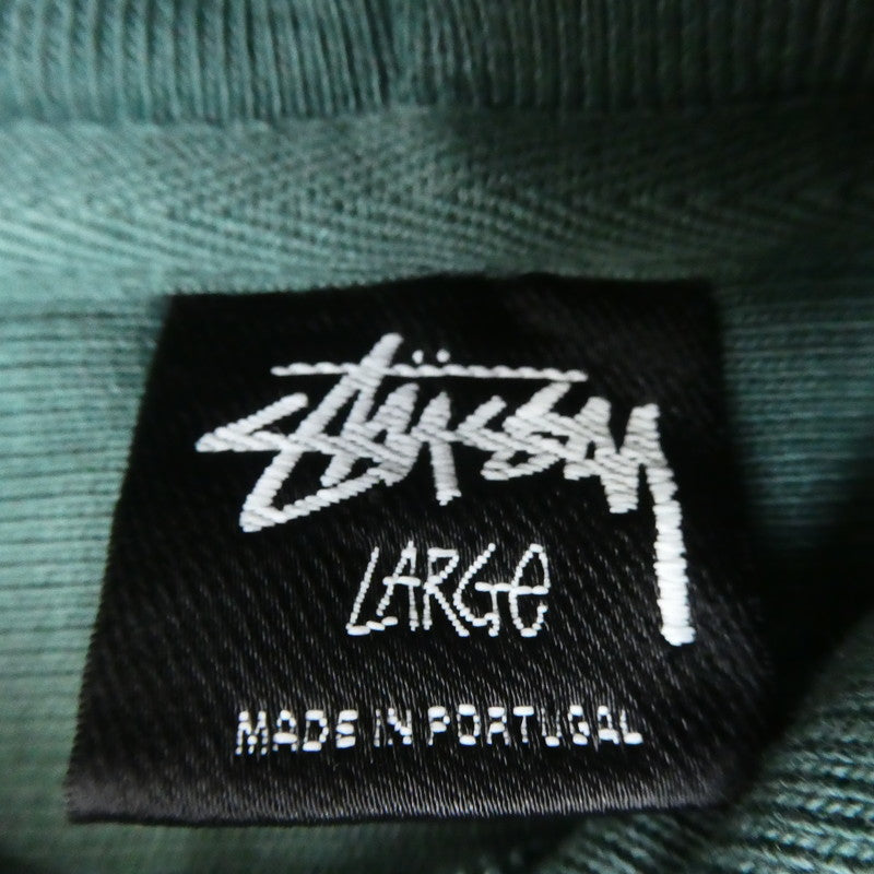 【中古】STUSSY | ステューシー Star Pigment Dyed Hoodie パーカー R4000PIG23 グリーン サイズ:L