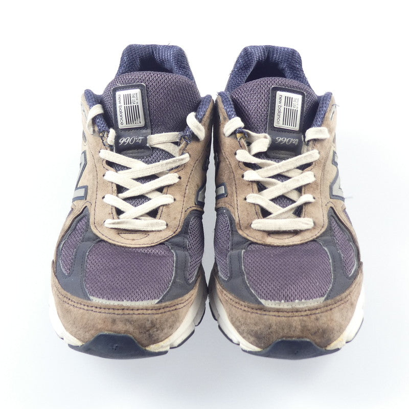 【中古】NEW BALANCE | ニューバランス スニーカー M990NV4 ネイビー 27cm