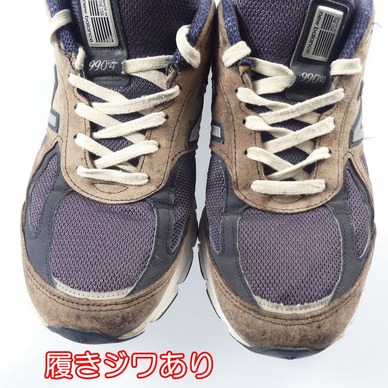 【中古】NEW BALANCE | ニューバランス スニーカー M990NV4 ネイビー 27cm