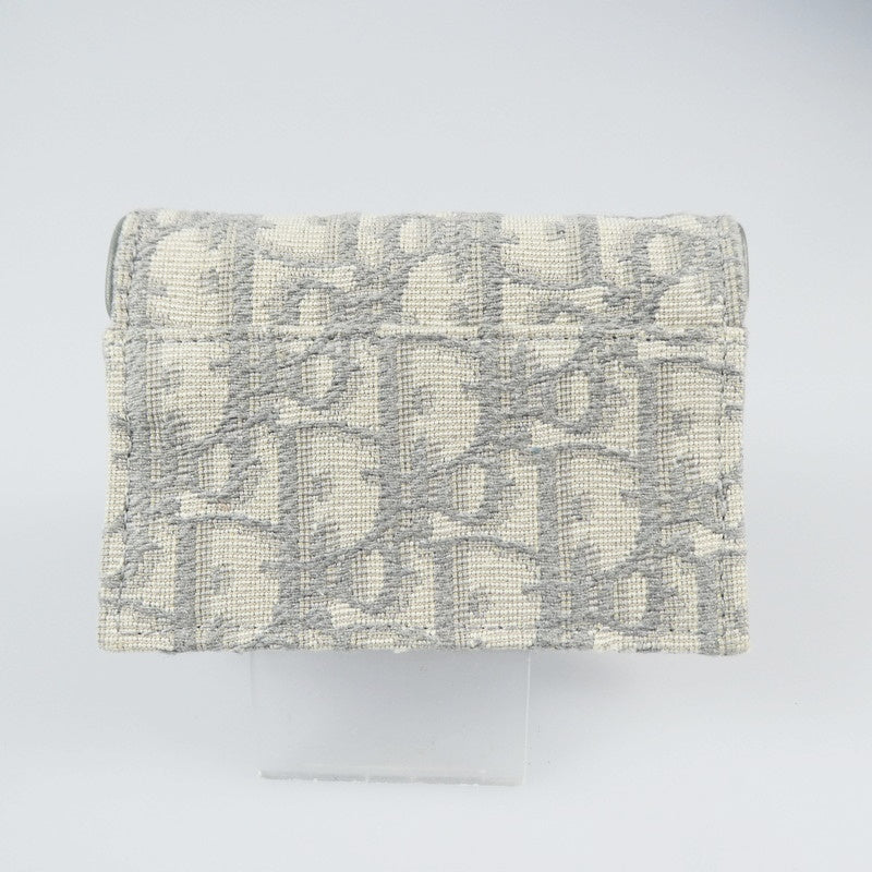 【中古】Christian Dior | クリスチャンディオール SADDLE FLAP CARD HOLDER カードケース S5611CTZQ_M932 グレー