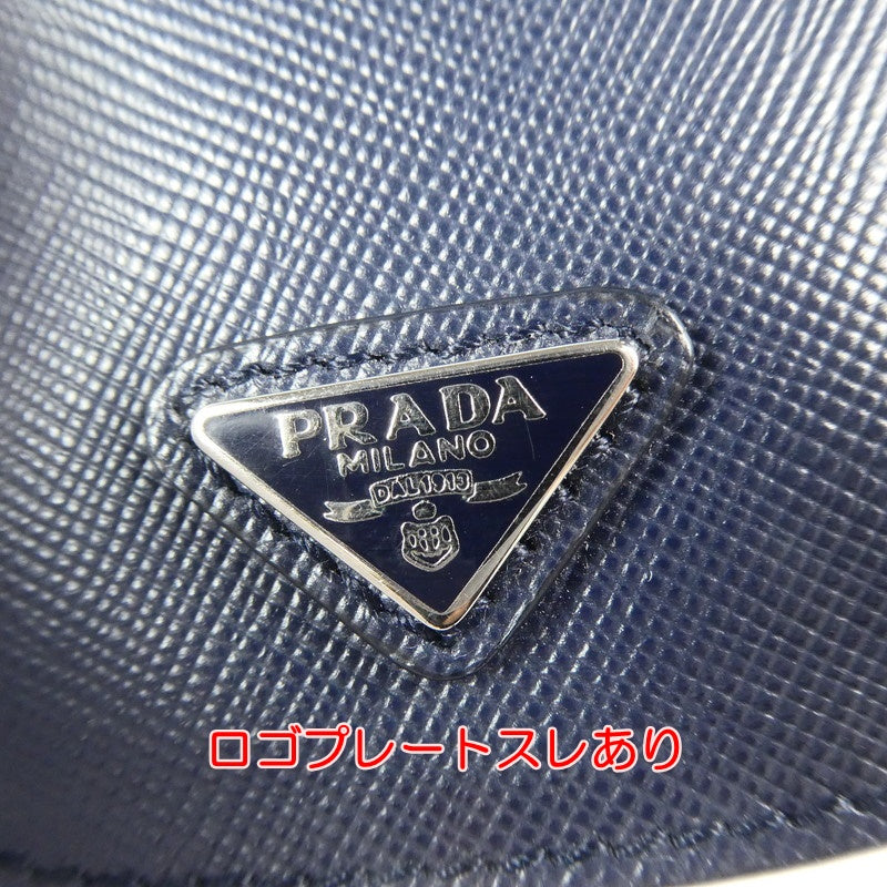 【中古】PRADA | プラダ その他小物 ネイビー