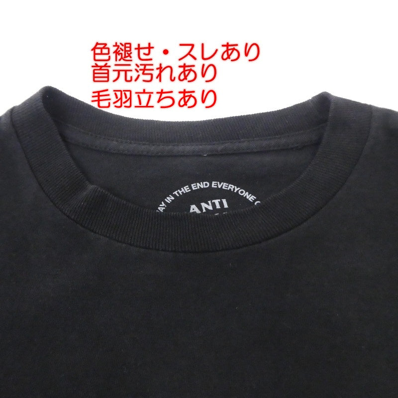 【中古】ANTI SOCIAL SOCIAL CLUB | アンチソーシャルソーシャルクラブ 半袖Tシャツ ブラック サイズ:M