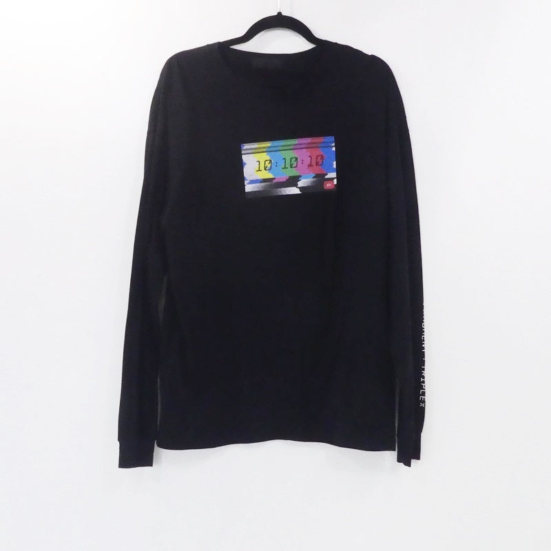 【中古】GOD SELECTION XXX | ゴッドセレクショントリプルエックス 長袖Tシャツ GX-A20-FLT-01 2020A/W ブラック サイズ:L