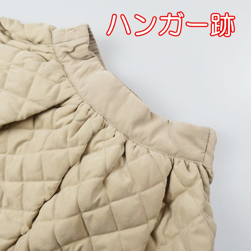 【中古】Darich | ダーリッチ キルティングフレアミニスカート スカート 112242006 ベージュ