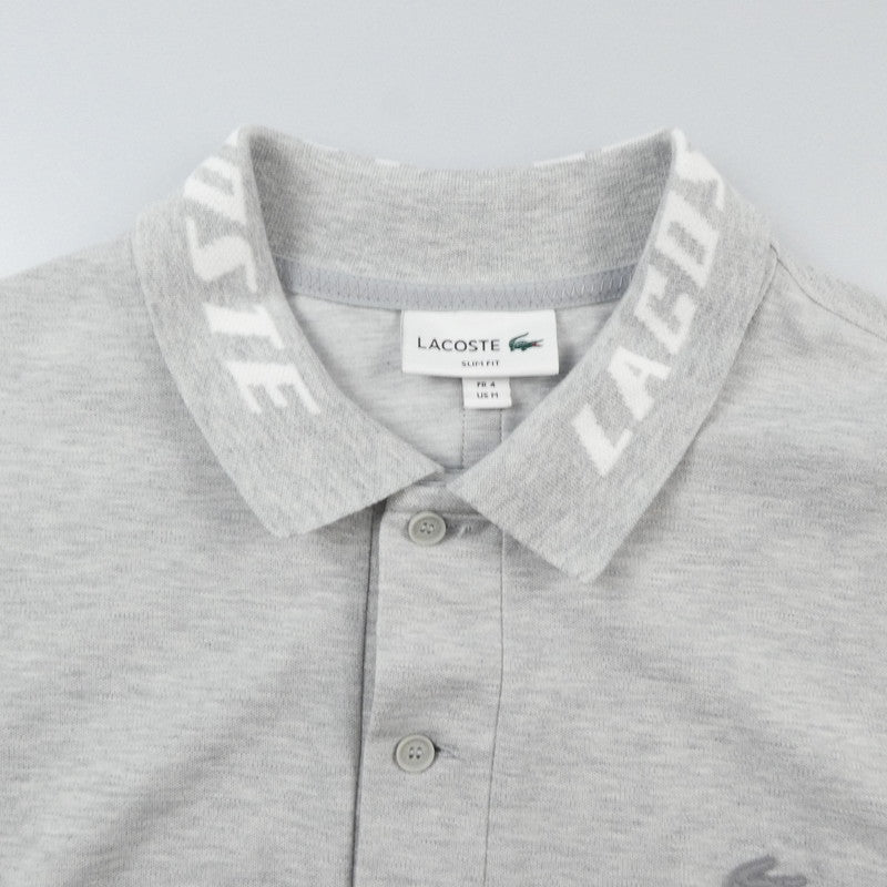 【中古】LACOSTE | ラコステ ポロシャツ PH9642 グレー サイズ:M