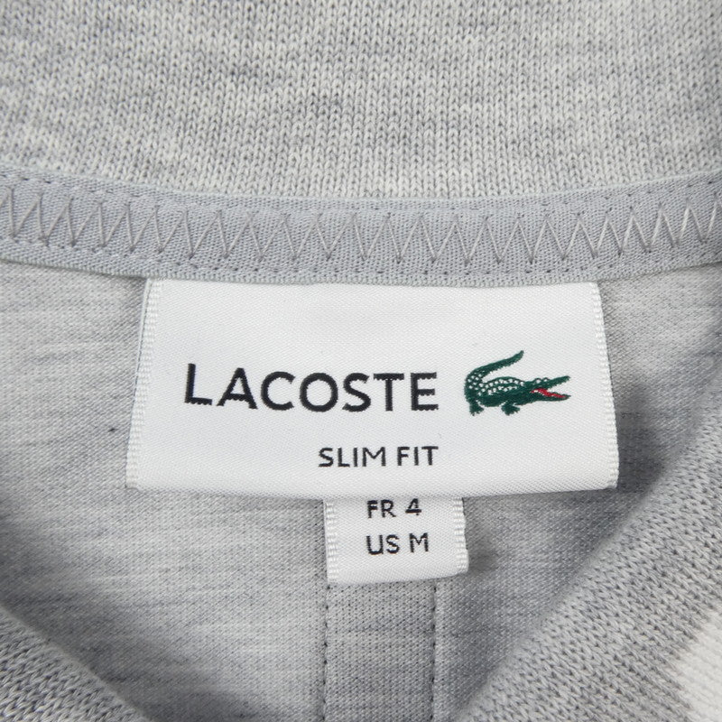 【中古】LACOSTE | ラコステ ポロシャツ PH9642 グレー サイズ:M