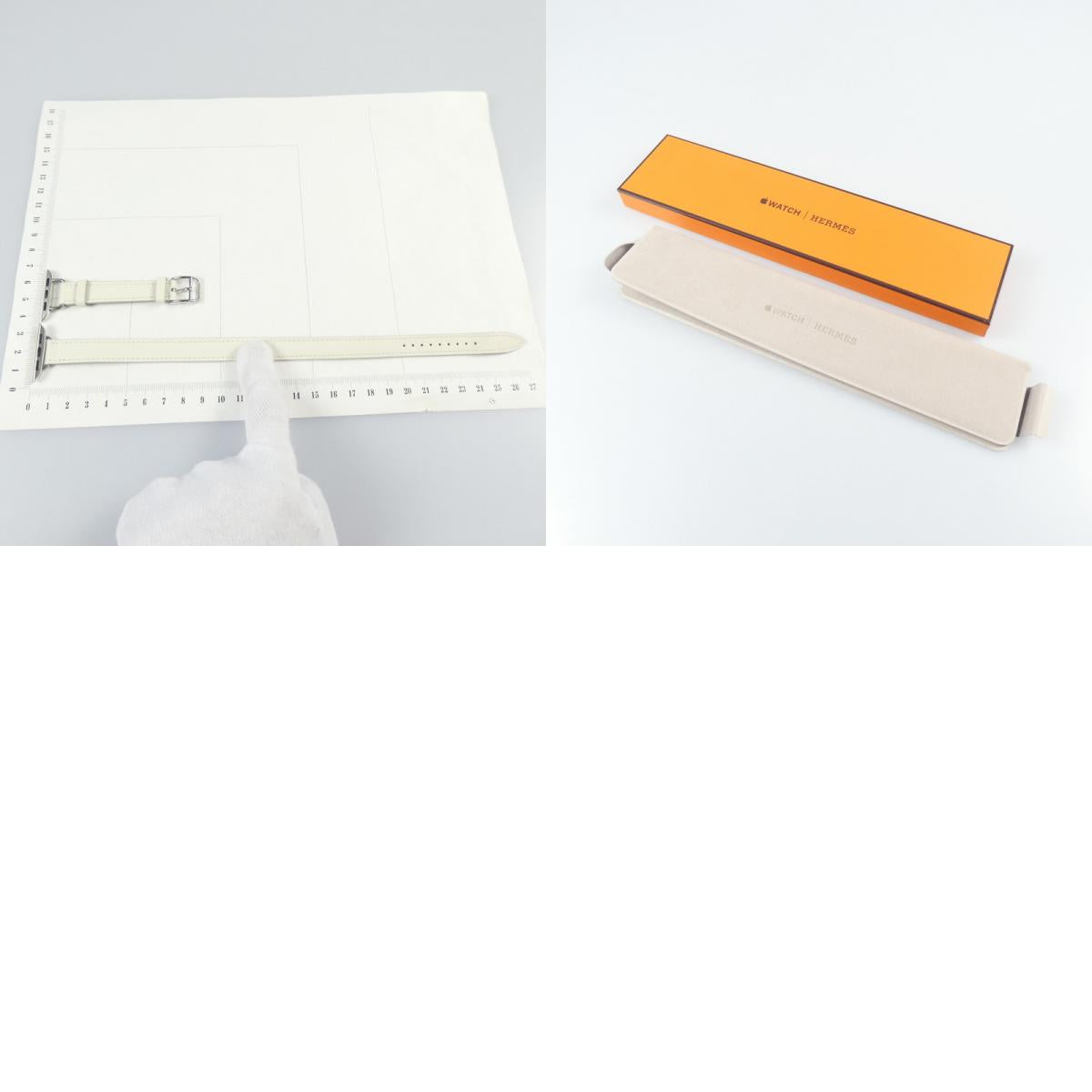 【中古】HERMES | エルメス ドゥブルトゥール アトラージュ その他小物 ホワイト