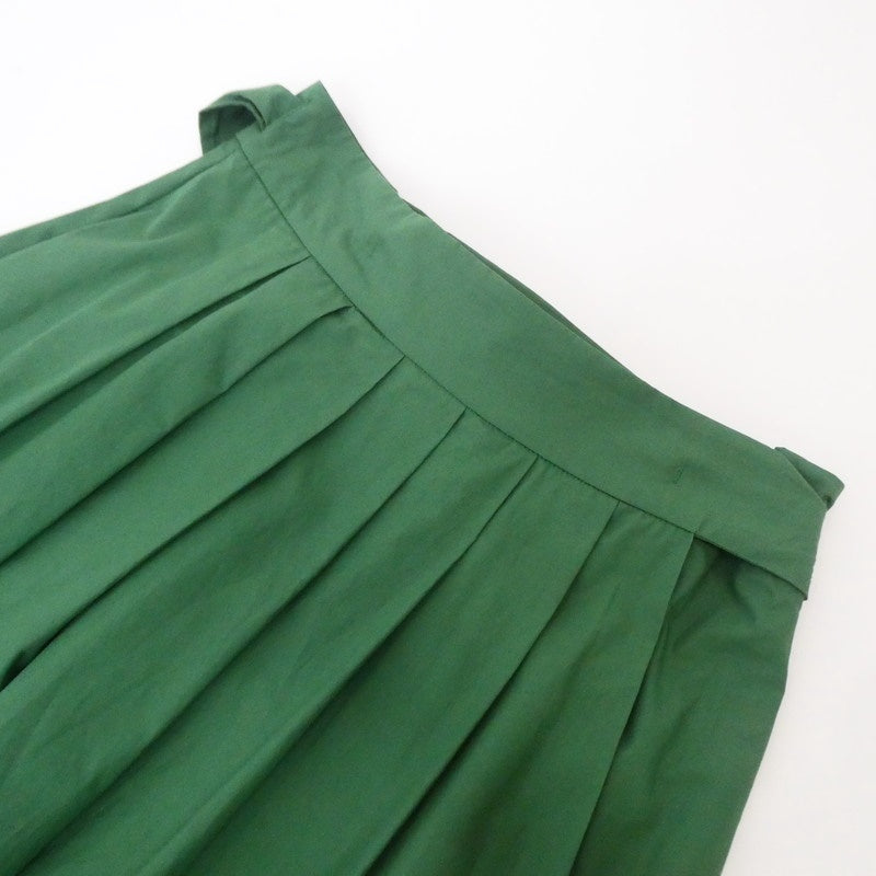 【中古】MAX MARA | マックスマーラ ツートンカラーマキシラップスカート スカート 510104116 グリーン ブルー サイズ:36