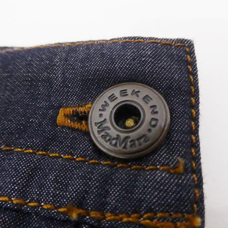 【中古】MAX MARA | マックスマーラ マキシデニムプリーツ スカート 510102076 インディゴ サイズ:36