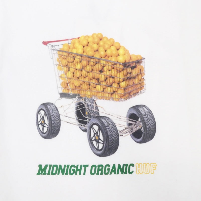 【中古】HUF | ハフ SHOPPING CART TEE 半袖Tシャツ TS02384 ホワイト サイズ:L