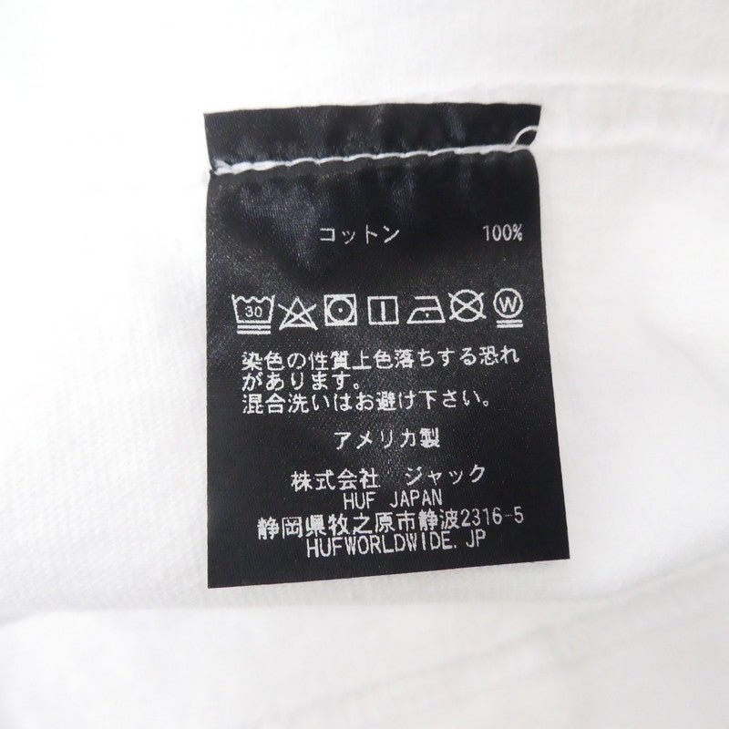 【中古】HUF | ハフ SHOPPING CART TEE 半袖Tシャツ TS02384 ホワイト サイズ:L