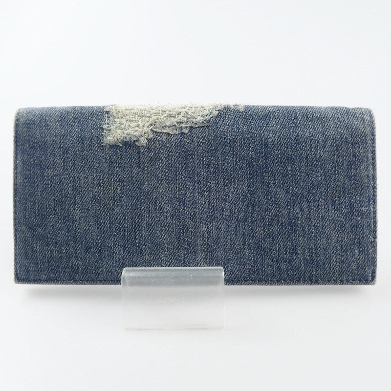 【中古】DIESEL | ディーゼル 長財布 ブルー