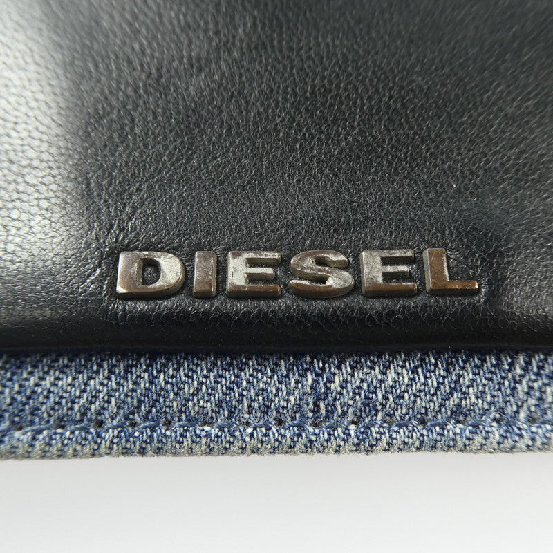 【中古】DIESEL | ディーゼル 長財布 ブルー