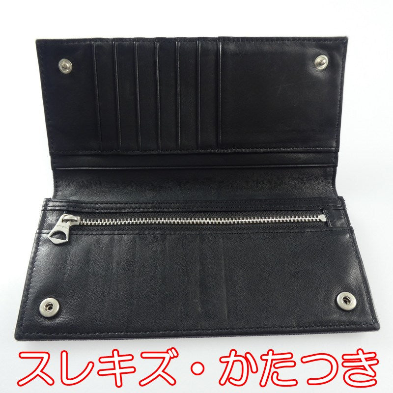 【中古】DIESEL | ディーゼル 長財布 ブルー