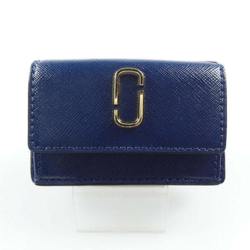【中古】MARC JACOBS | マークジェイコブス SNAP SHOT 三つ折り財布 M0014492 455 ブルー