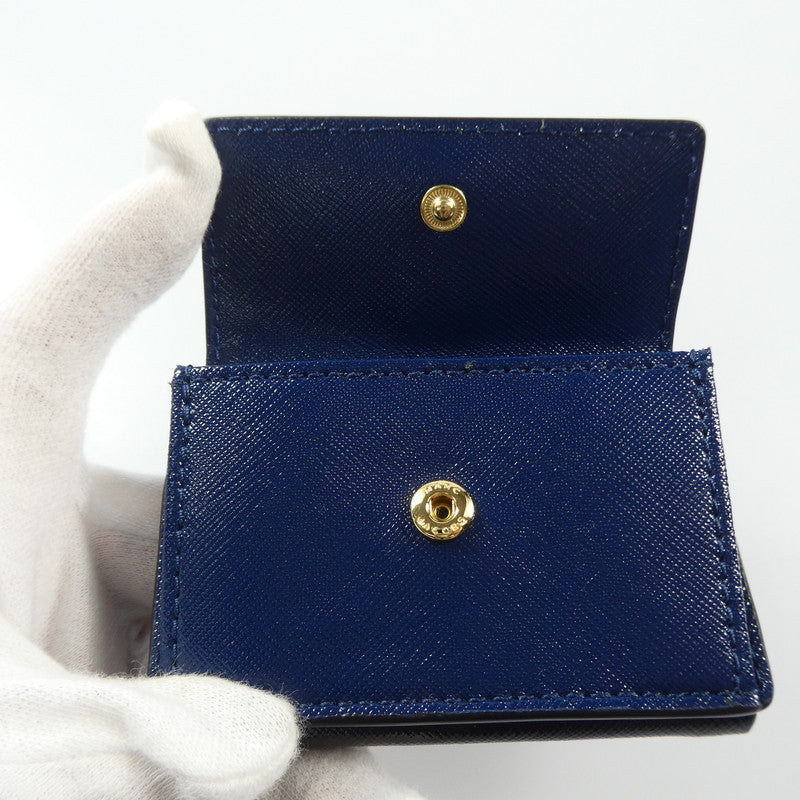 【中古】MARC JACOBS | マークジェイコブス SNAP SHOT 三つ折り財布 M0014492 455 ブルー