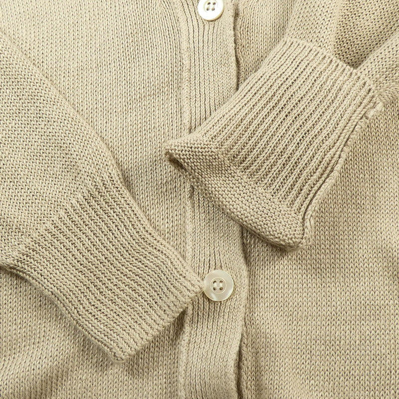 【中古】23ku | 23区 リネンコード カーディガン KRWOSM0358 ベージュ サイズ:38