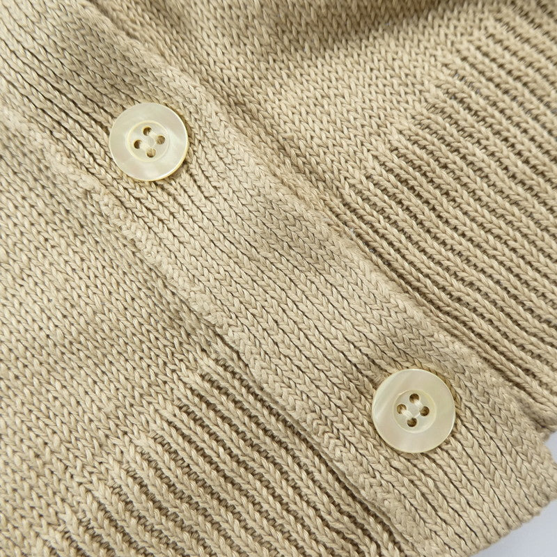 【中古】23ku | 23区 リネンコード カーディガン KRWOSM0358 ベージュ サイズ:38