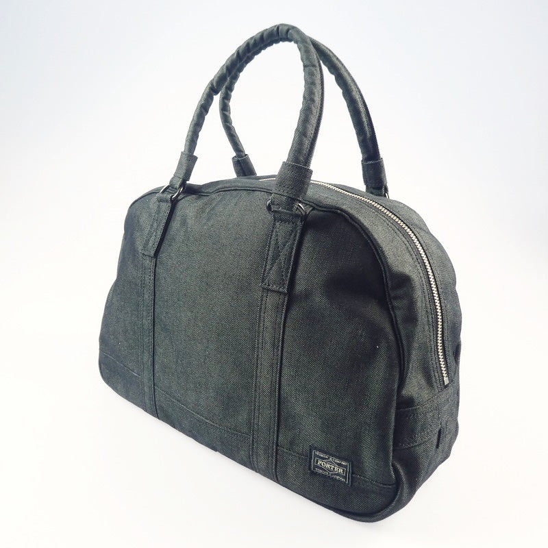 【中古】PORTER | ポーター SMOKY ボストンバッグ 592-06390 ブラック