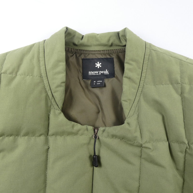 【中古】Snow Peak | スノーピークスノウピーク CONSEAL DOWN JACKET ダウンジャケット JK-16AU106 カーキ サイズ:M