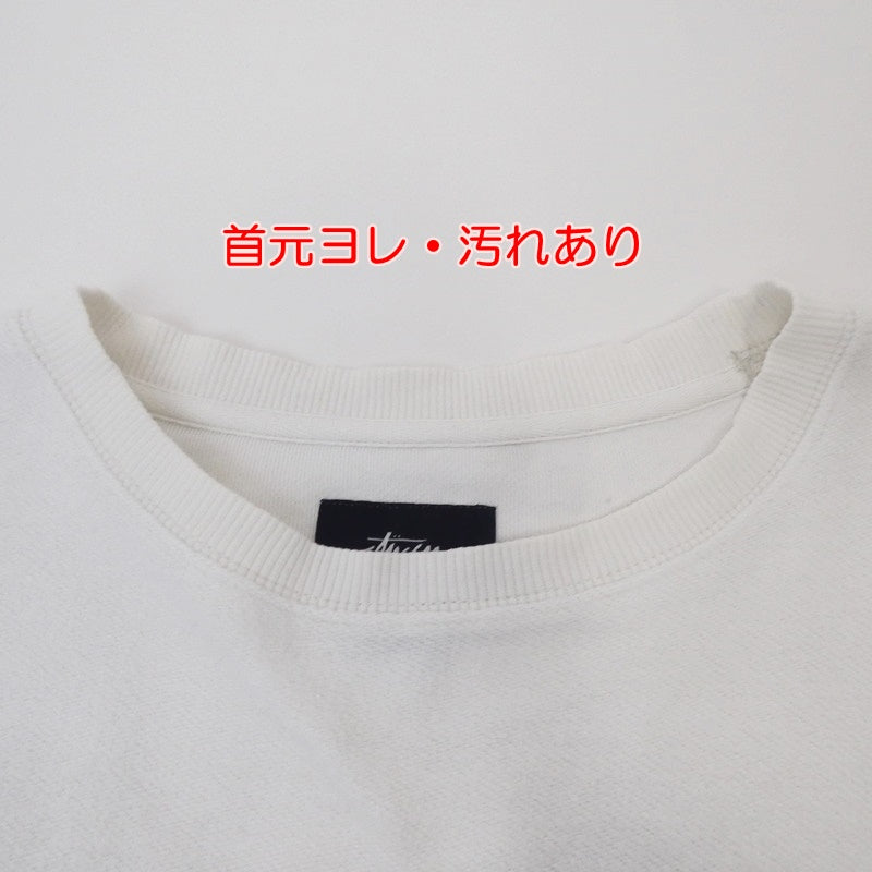 【中古】STUSSY | ステューシー スウェット 118222 ホワイト サイズ:S