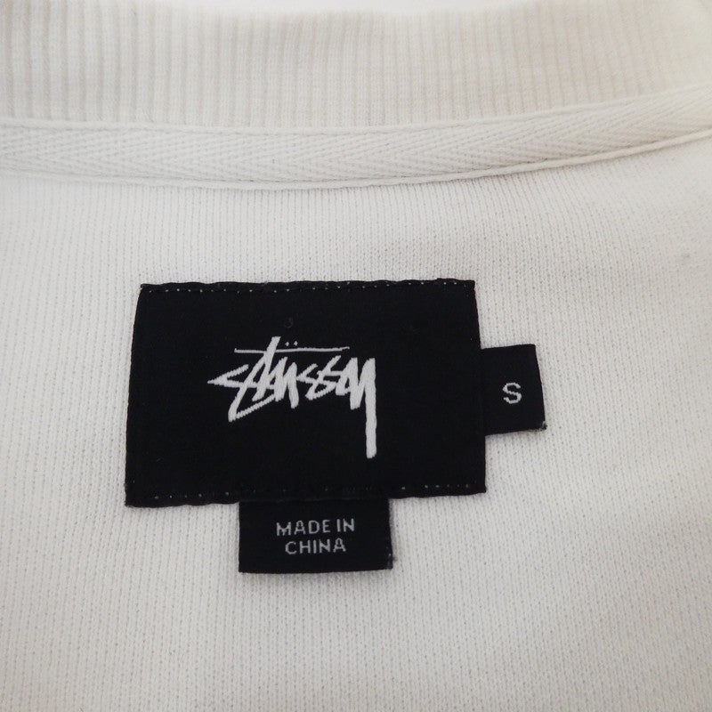 【中古】STUSSY | ステューシー スウェット 118222 ホワイト サイズ:S