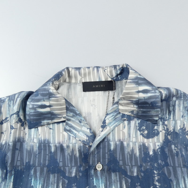 【中古】AMIRI | アミリ TIE DYE BOWLING SHIRT その他トップス SRSS23MSS005 サイズ:XL