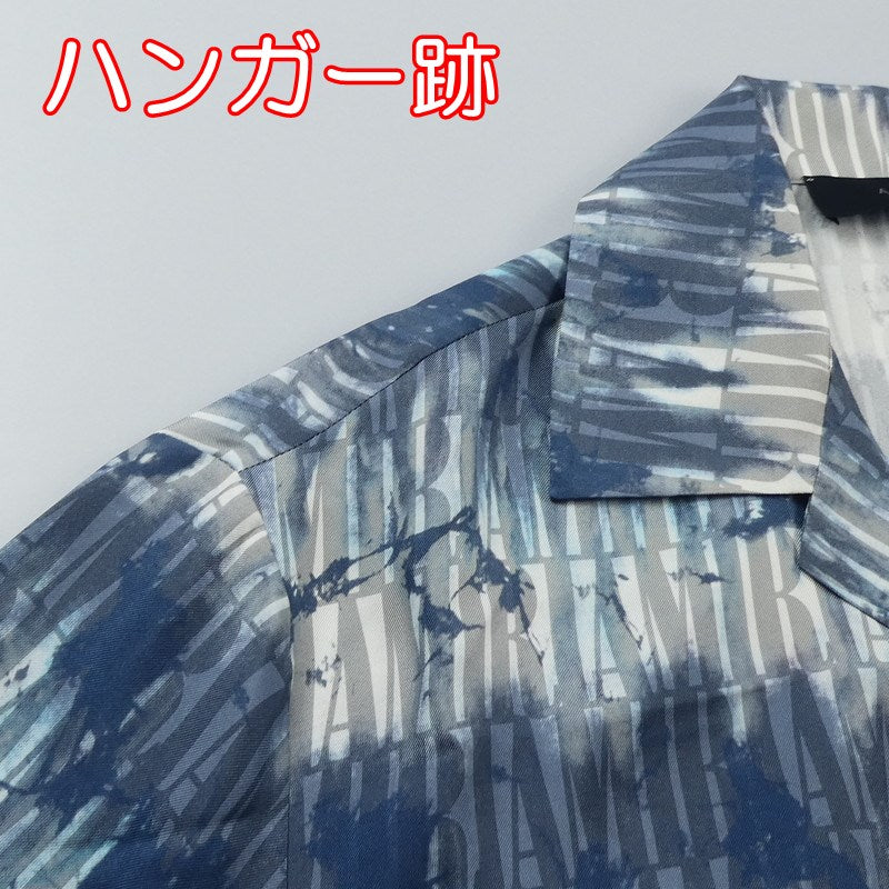 【中古】AMIRI | アミリ TIE DYE BOWLING SHIRT その他トップス SRSS23MSS005 サイズ:XL