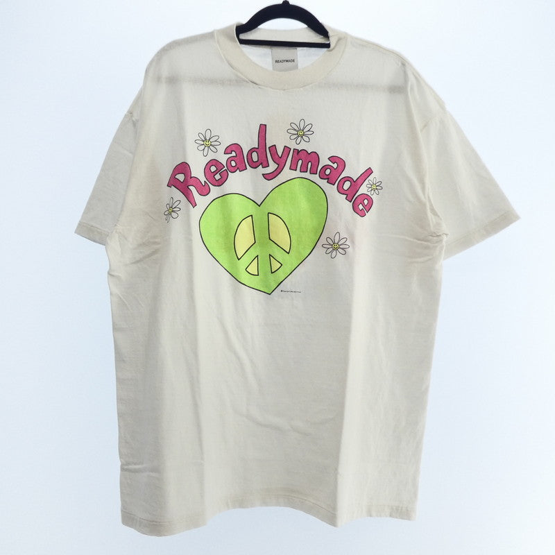 【中古】READYMADE | レディメイド SS T THIS IS MY T 半袖Tシャツ PM-P01-0000-073 ホワイト サイズ:L