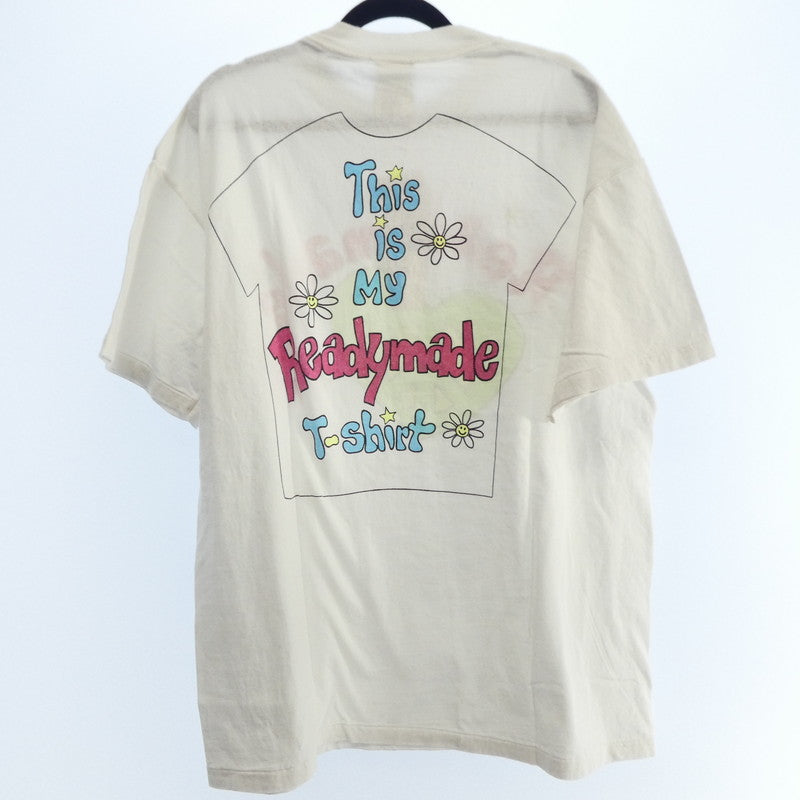 【中古】READYMADE | レディメイド SS T THIS IS MY T 半袖Tシャツ PM-P01-0000-073 ホワイト サイズ:L